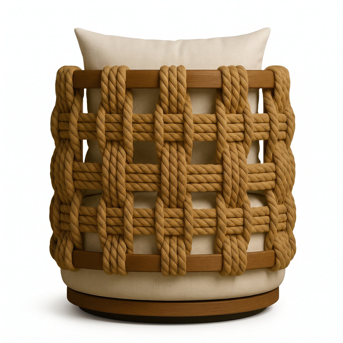 Cravia Outdoor Swivel Dining Chair