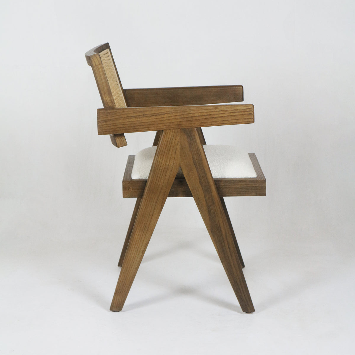 Upholstered Jeanneret Dining or Office Chair