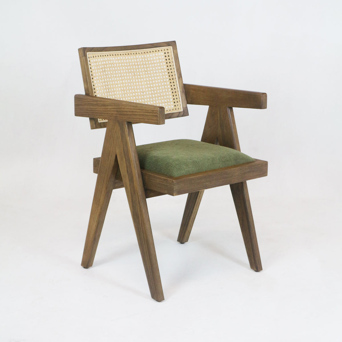 Upholstered Jeanneret Dining or Office Chair
