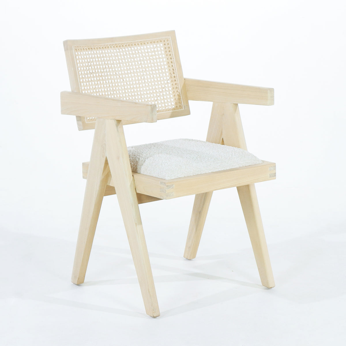 Upholstered Jeanneret Dining or Office Chair