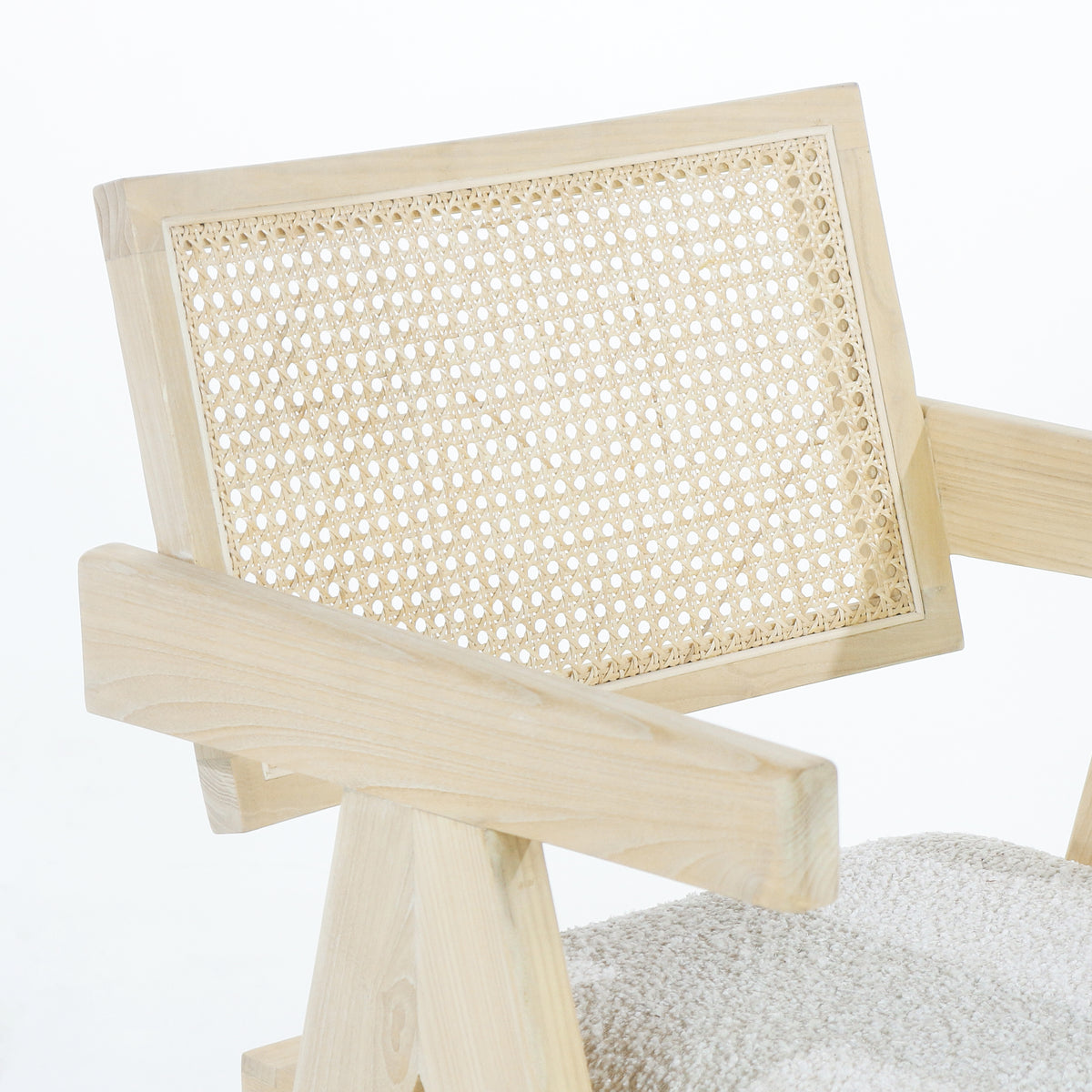 Upholstered Jeanneret Dining or Office Chair