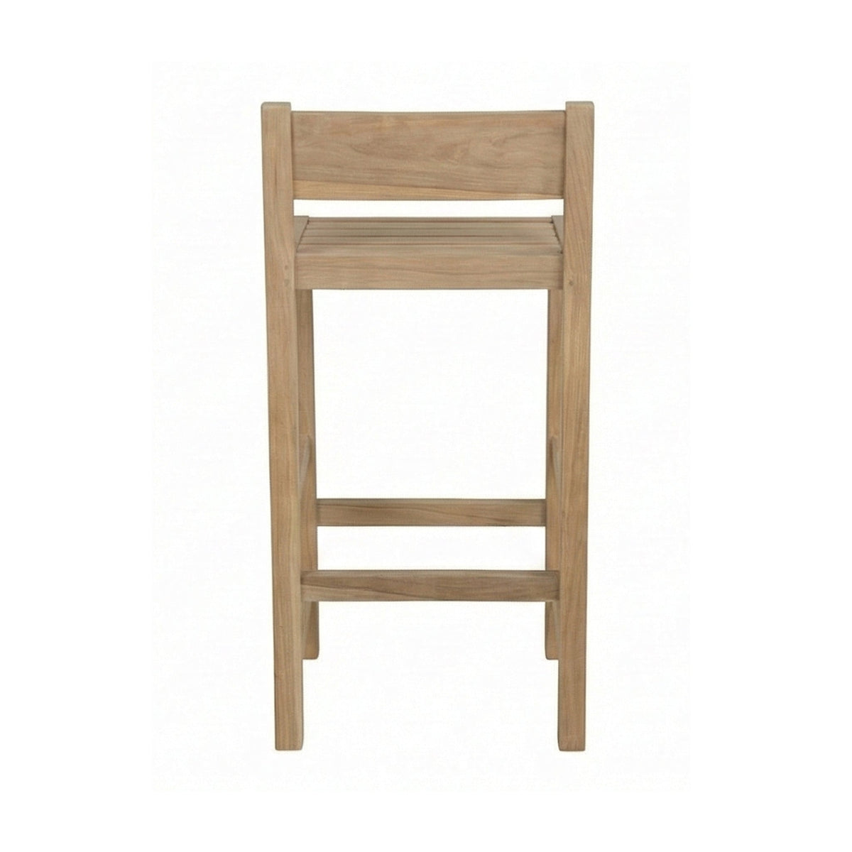 Andre Armless Teak Outdoor Bar Stool