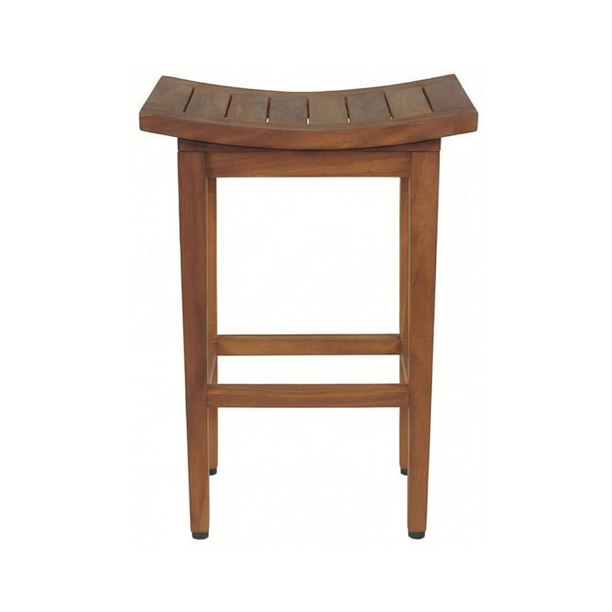 Armand Backless Teak Outdoor Bar Stool