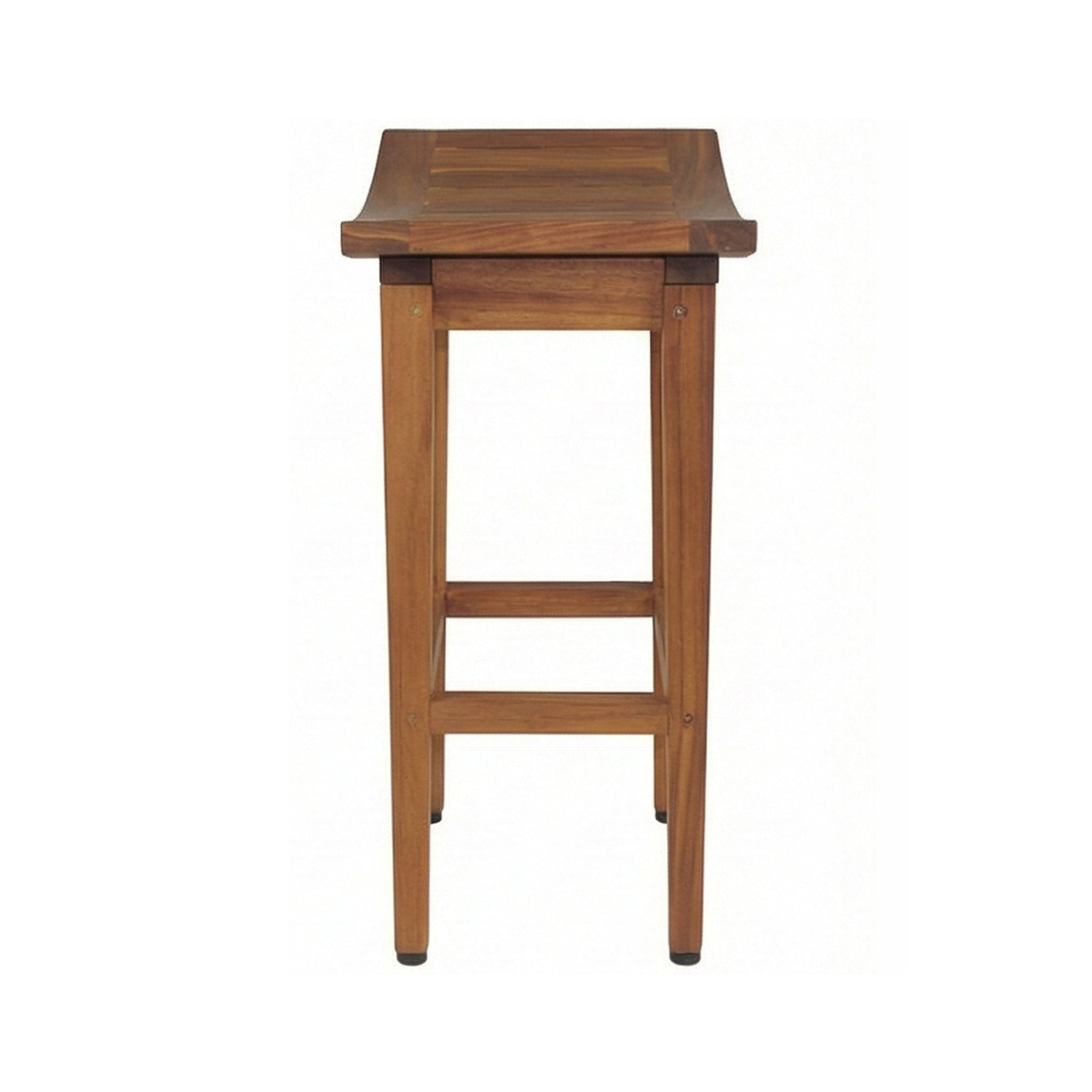 Armand Backless Teak Outdoor Bar Stool