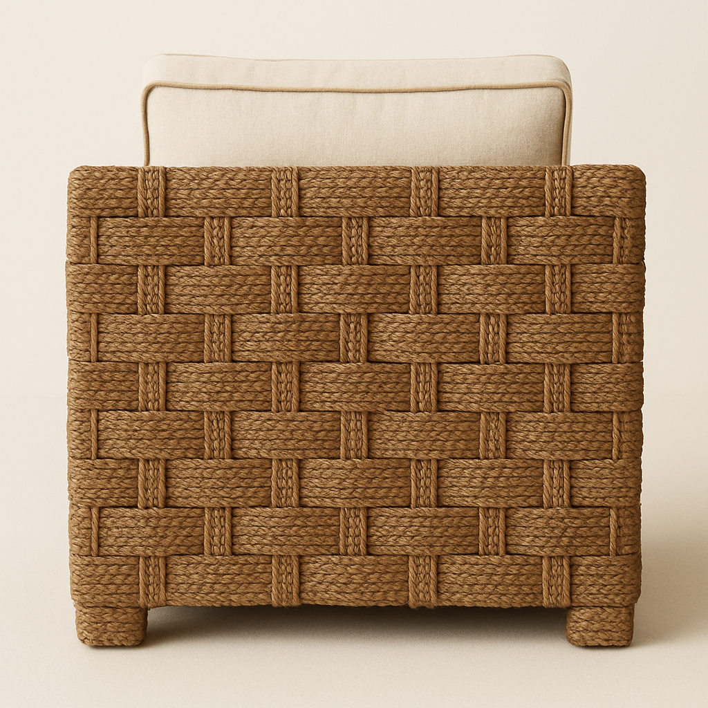 Baxter Rattan Woven Accent Chair