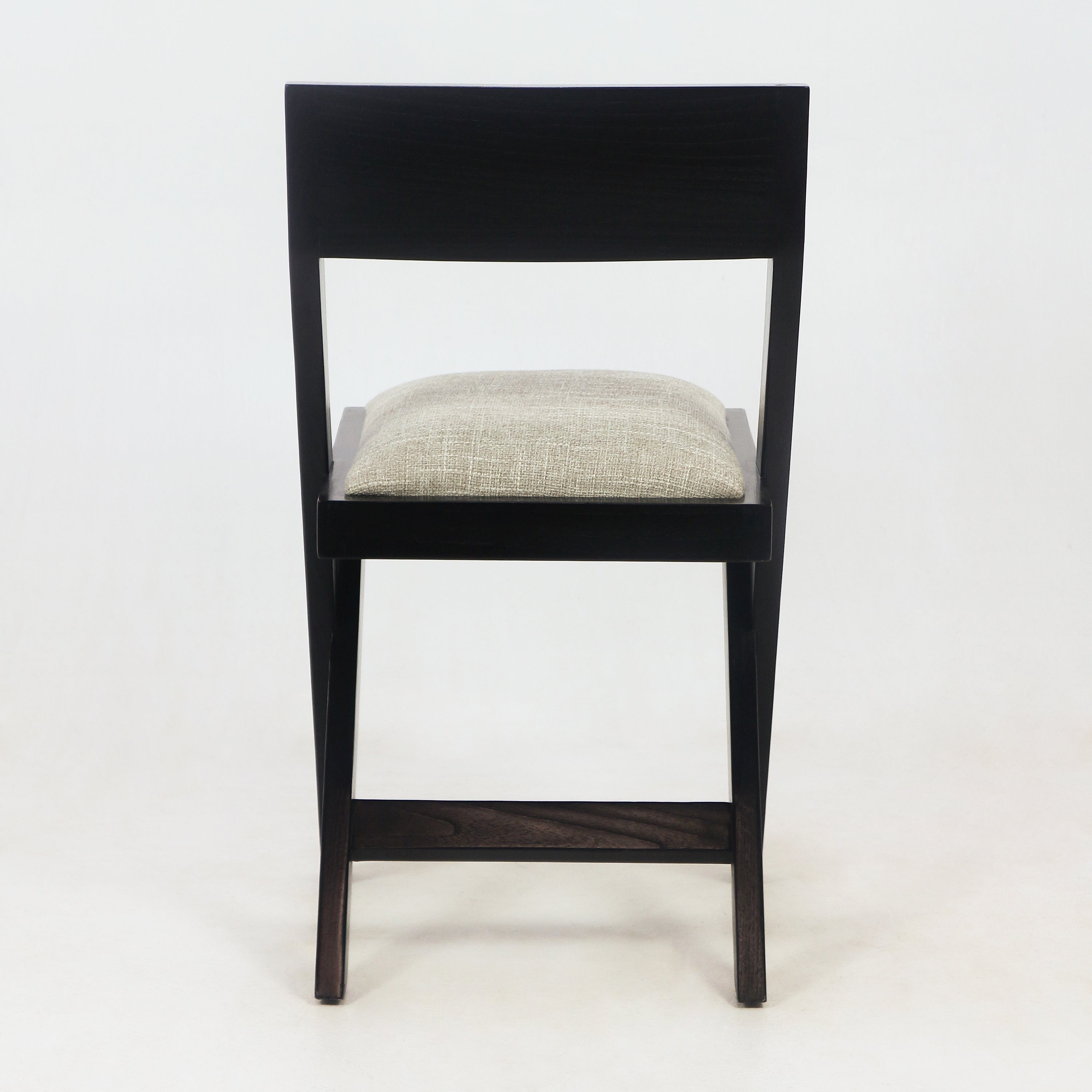 Black Jeanneret Inspired Library / Dining Chair - NUEMA