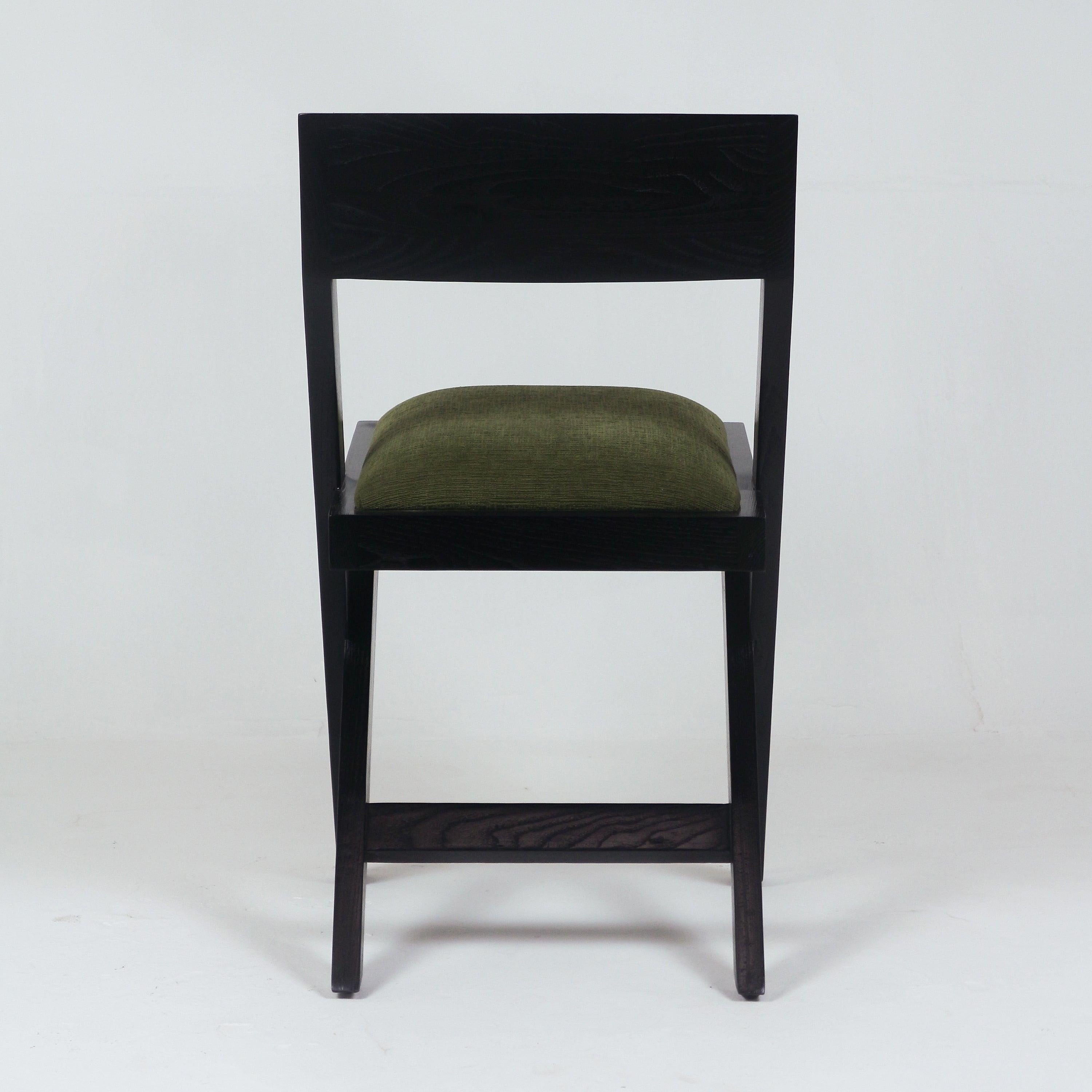 Cane and Solid Ash Jeanneret Inspired Dining Chair - NUEMA