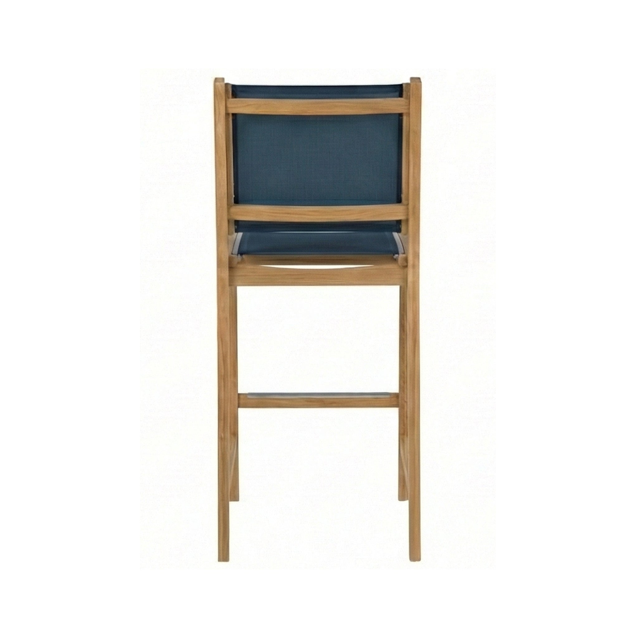 Clement Armless Teak Outdoor Bar Stool