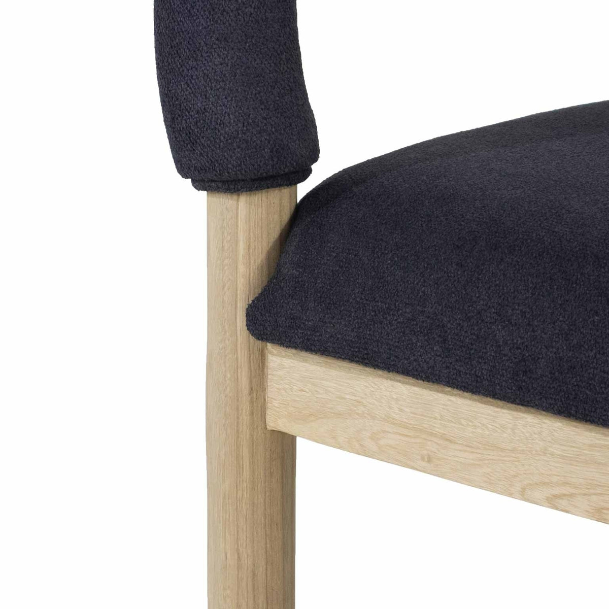 Heidi Oak & Bouclé Bar and Counter Stool - NUEMA