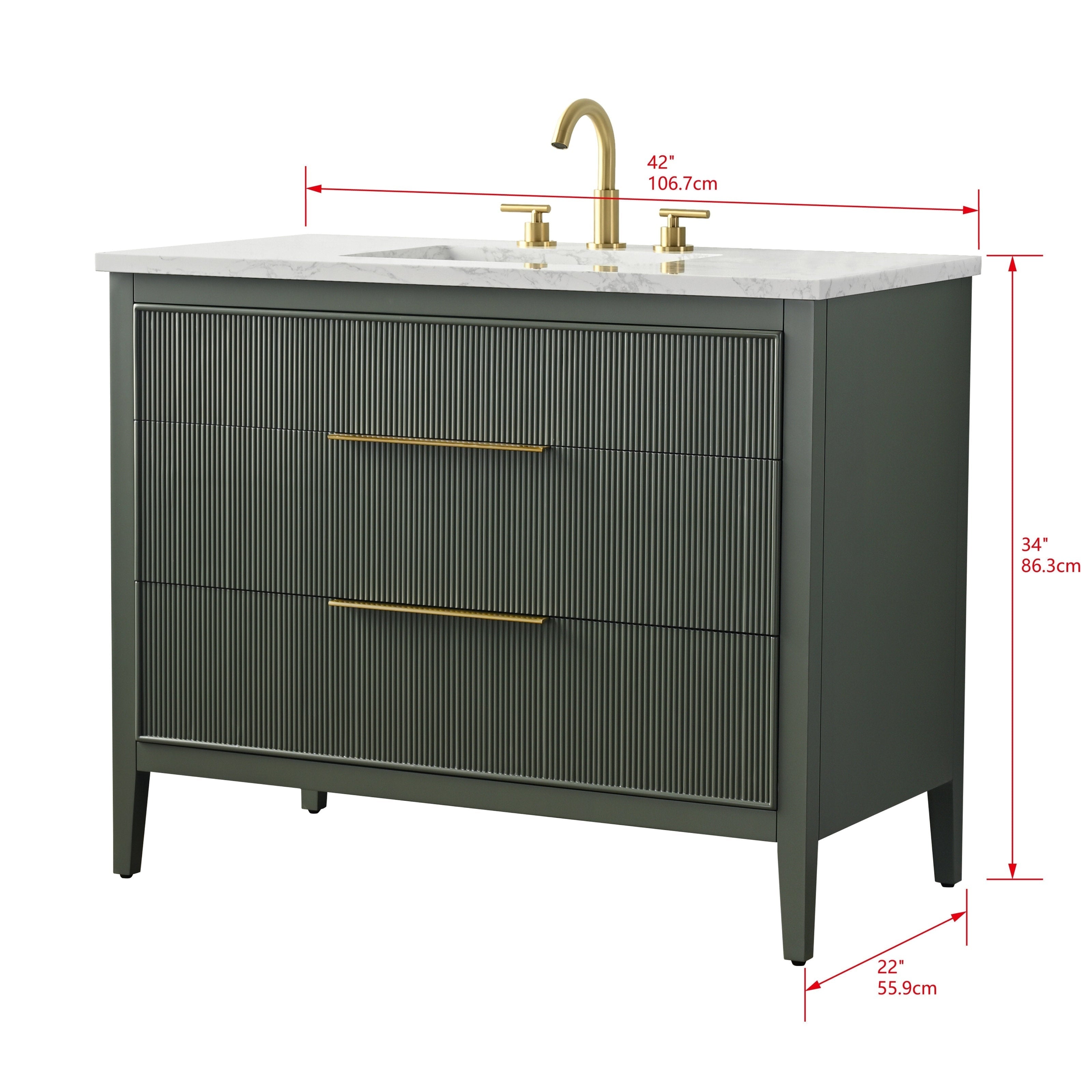 Eclat 42" Single Bathroom Vanity