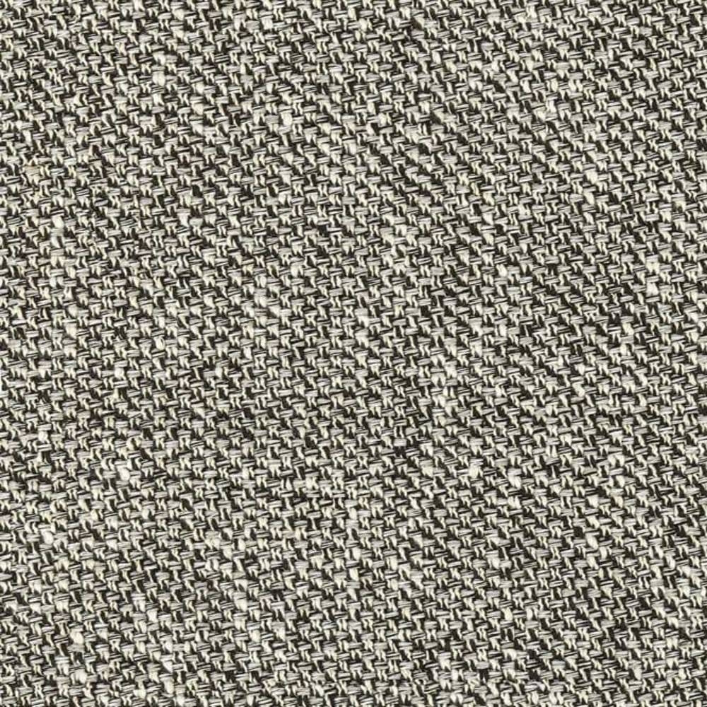 Close-up of beige and light-brown woven upholstery fabric showing a tight basket-weave texture; 25% cotton, 75% polyester blend suitable for sofas.