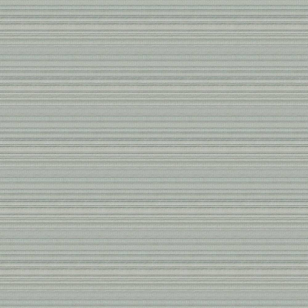Close-up of a neutral cream 100% polyester upholstery fabric sample showing fine horizontal stripe texture and subtle contemporary shading, ideal for sofas and modern interiors.