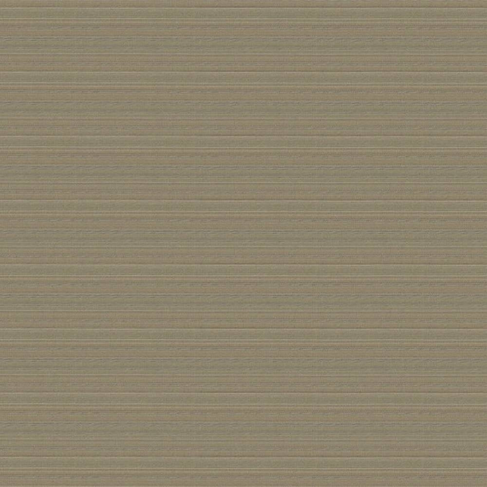 Full-frame swatch of neutral cream-beige 100% polyester upholstery fabric with subtle horizontal woven texture and fine tonal striping, shown for contemporary sofa upholstery.