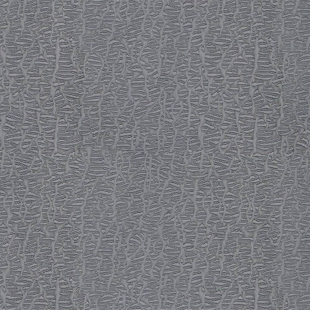 Close-up of light gray 50% cotton, 50% polyester upholstery fabric with a raised abstract linear texture, shown as a seamless swatch for sofas and neutral interiors.