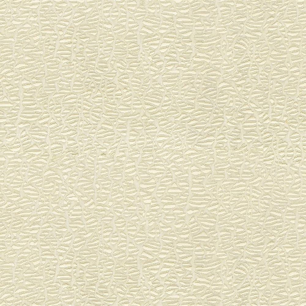 Close-up of cream-beige upholstery fabric (50% cotton, 50% polyester) showing a subtle raised looped texture and tone-on-tone pattern, suitable for sofas and indoor upholstery.
