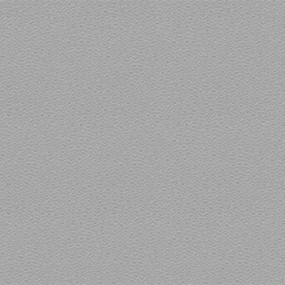 Close-up of light gray neutral upholstery fabric (50% cotton, 50% polyester) showing a small repeating pebble-like textured pattern, ideal for sofas and indoor upholstery.