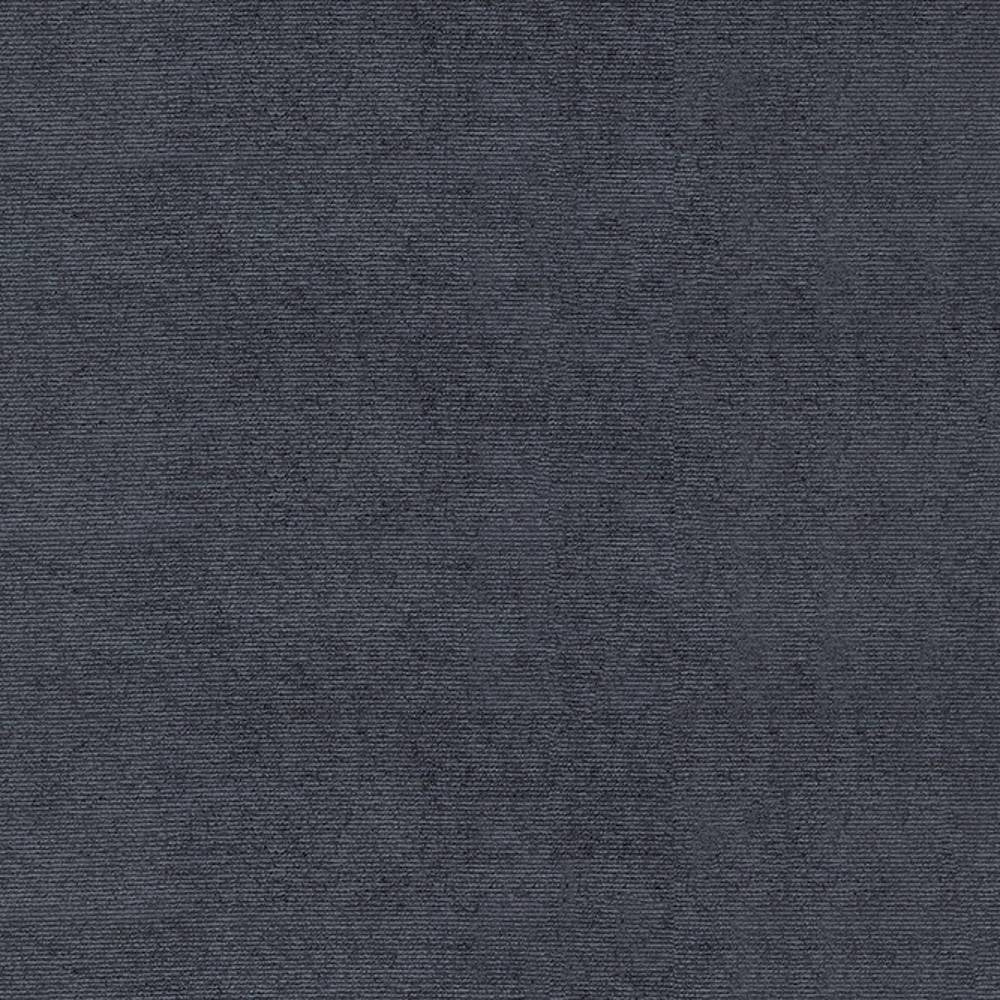 Close-up swatch of charcoal viscose-blend upholstery fabric (88% viscose, 2% acrylic, 10% polyester) showing a subtle horizontal ribbed texture, ideal for sofa upholstery.