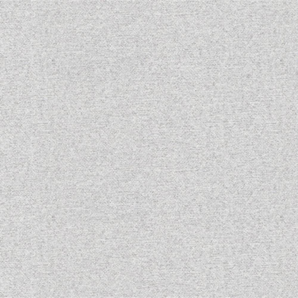 Close-up of a light gray 100% polyester upholstery fabric swatch showing fine, even woven texture suitable for sofas and office seating.