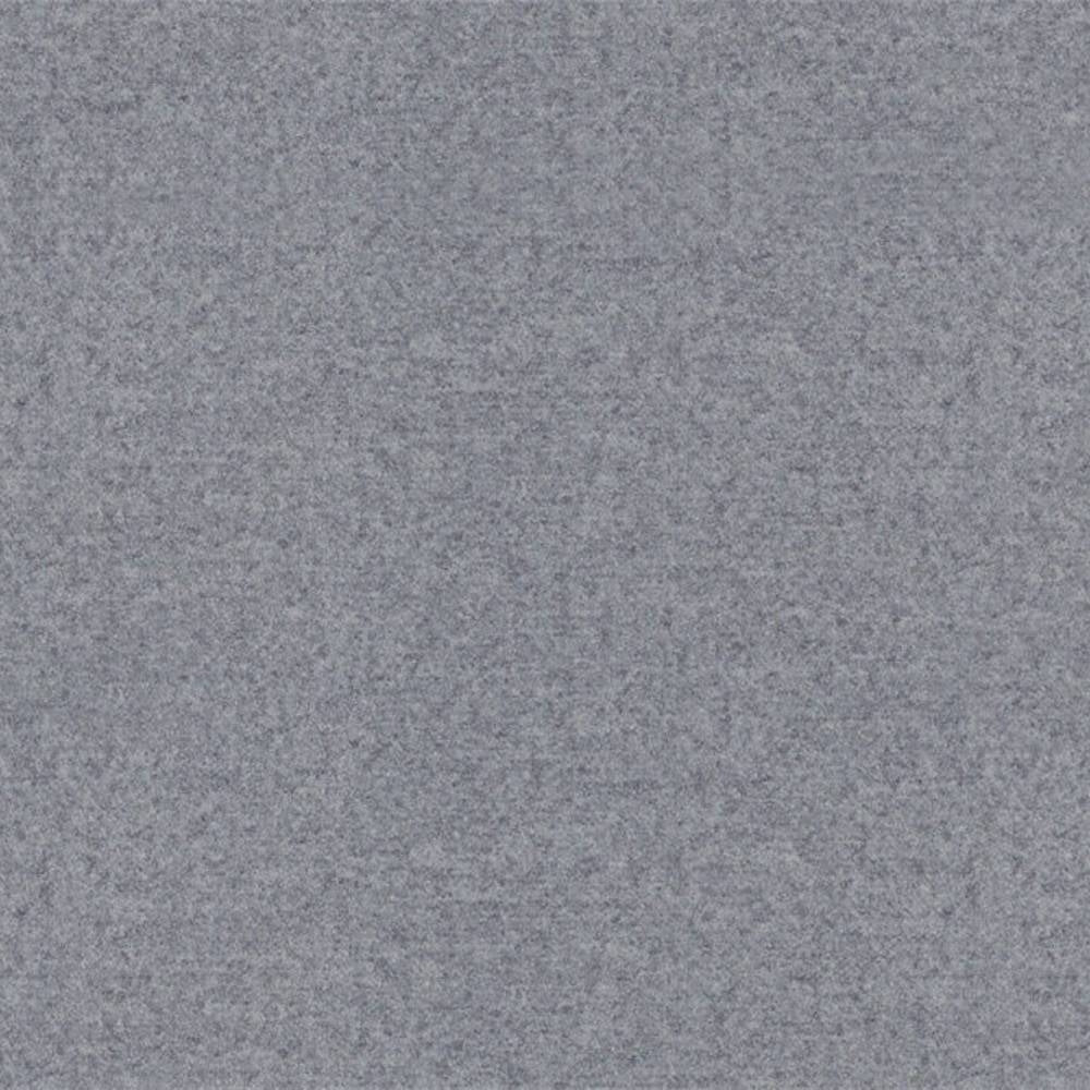 Close-up of heathered light gray upholstery fabric in 100 percent polyester showing a fine, durable texture suitable for sofas and office seating.