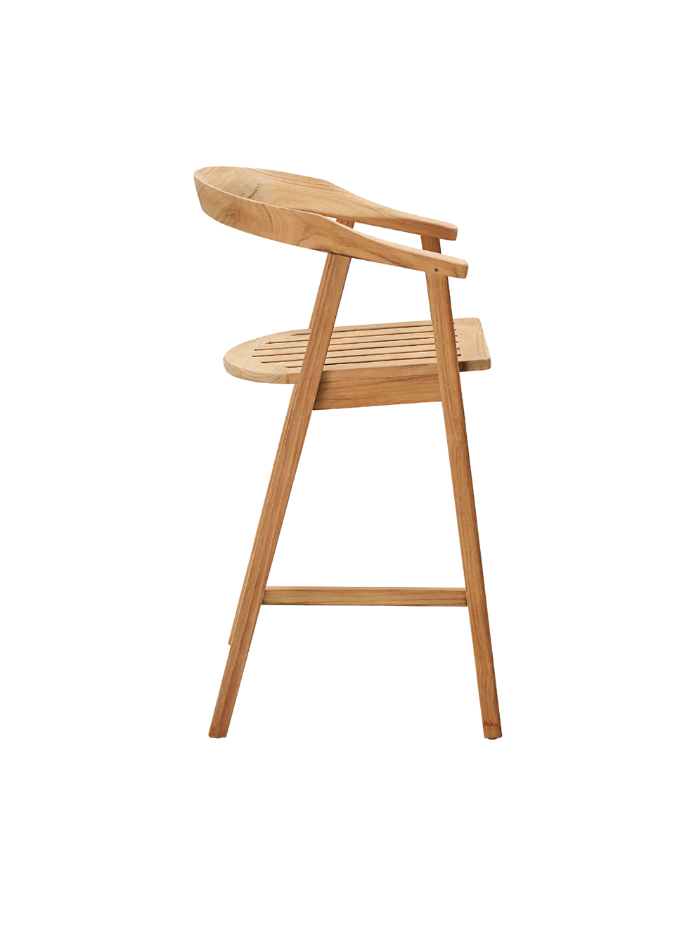 Georges Teak Outdoor Bar Stool