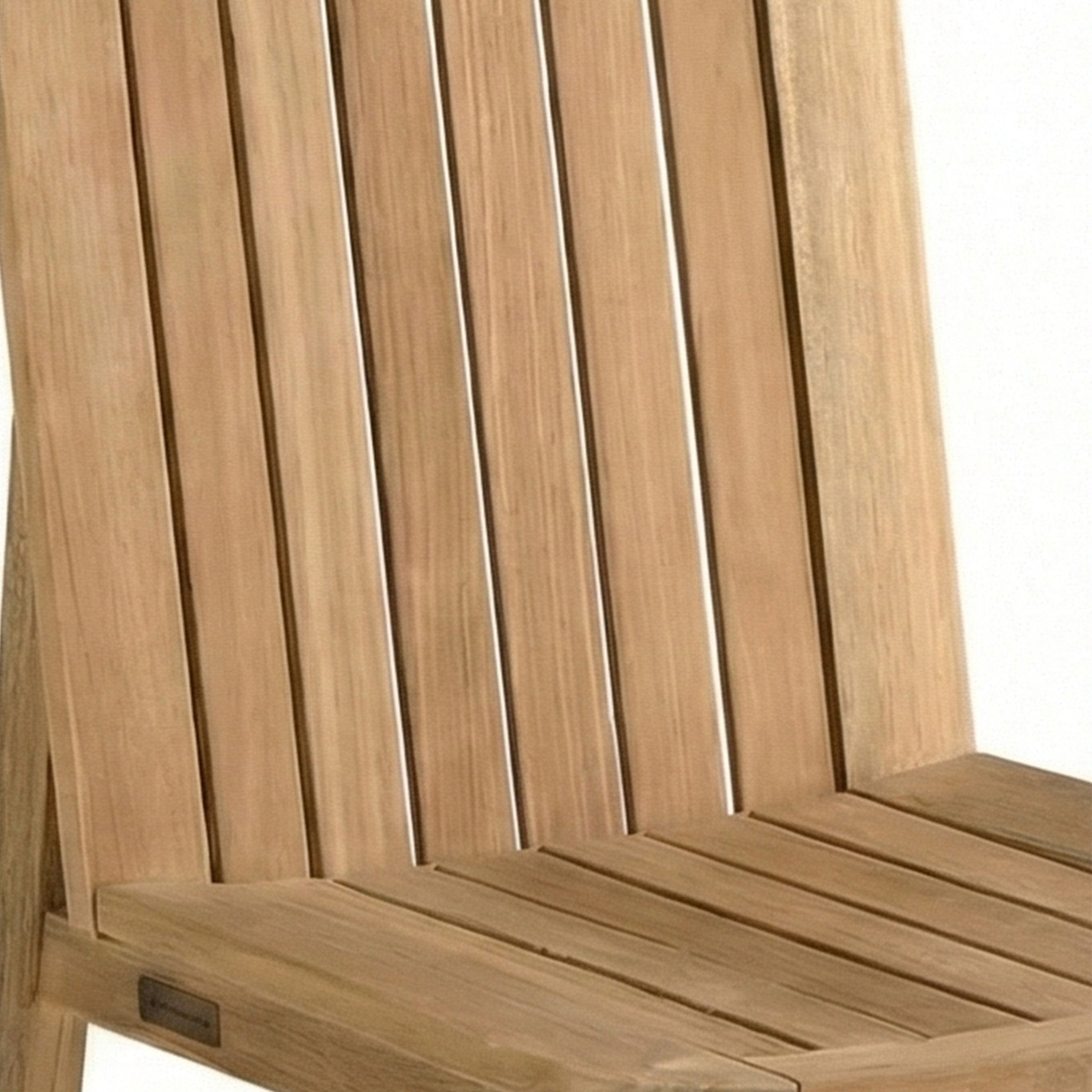 Jocelyn Armless Teak Outdoor Bar Stool