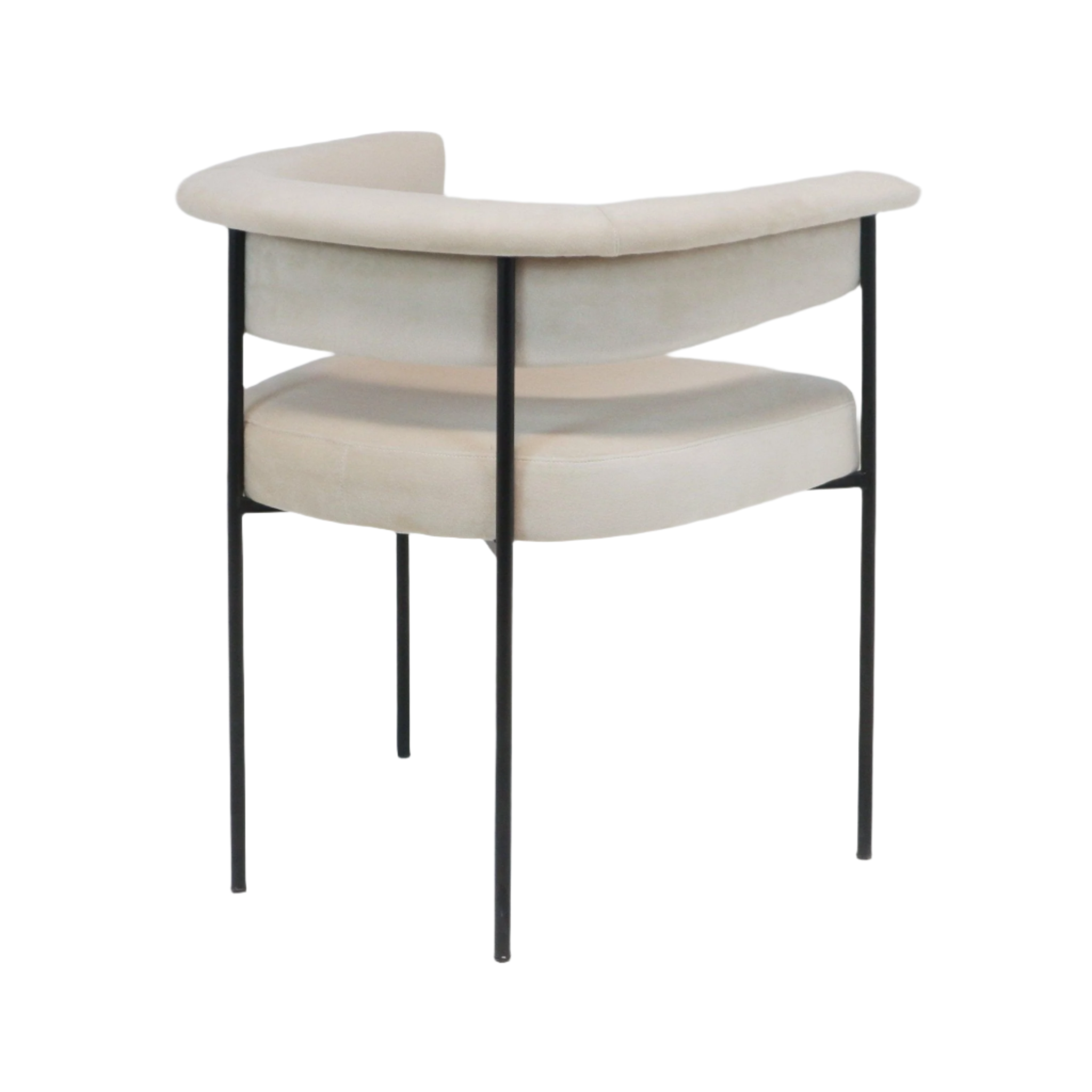 Mikra Dining Chair Cream Boucle - NUEMA