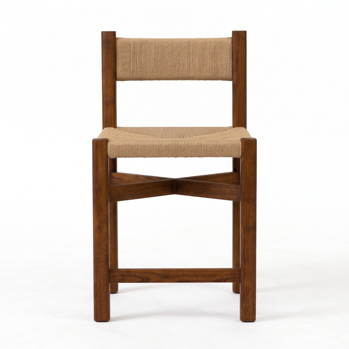 Mylan Danish Papercord Counter Stool Solid Oak Wood