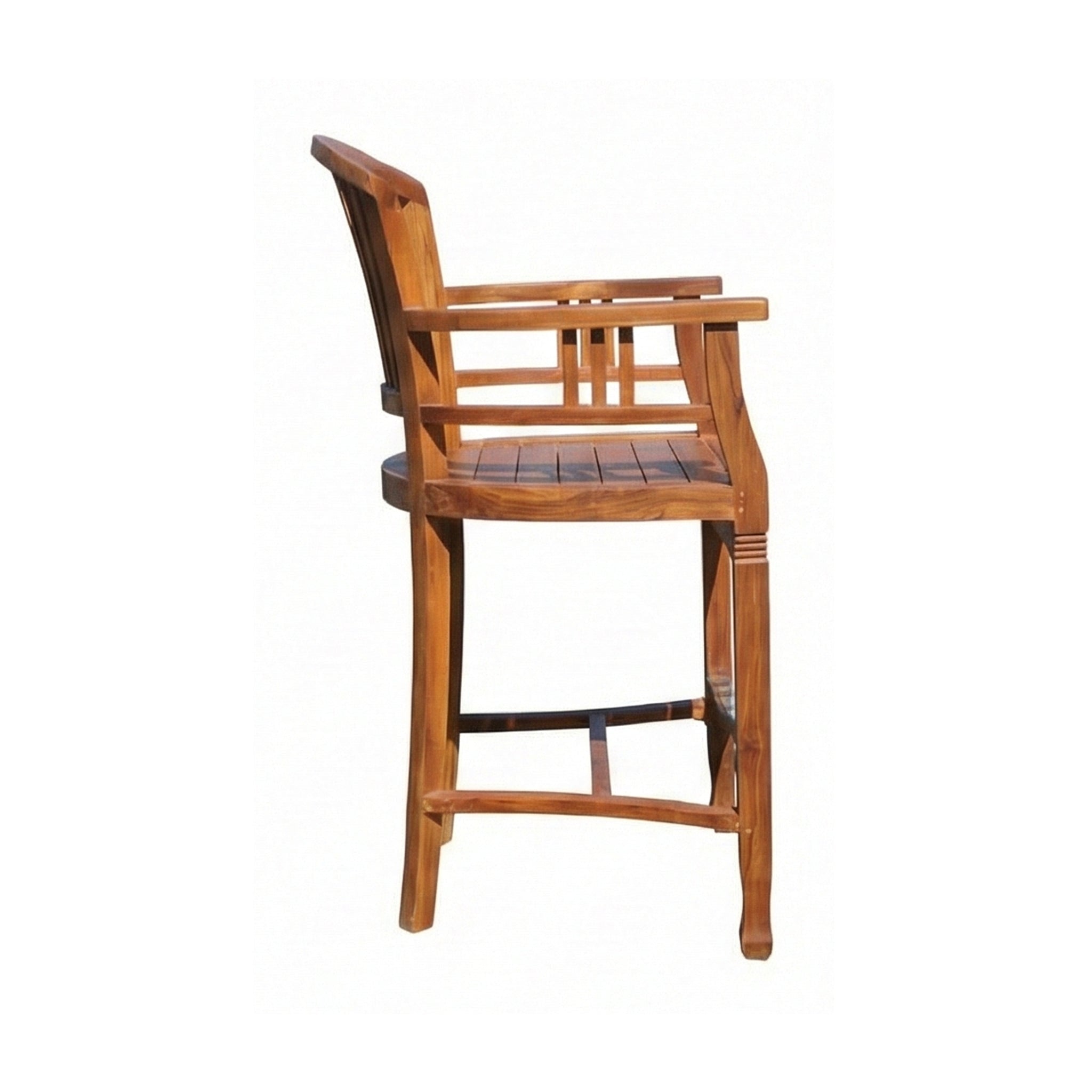 Regis Teak Outdoor Bar Stool