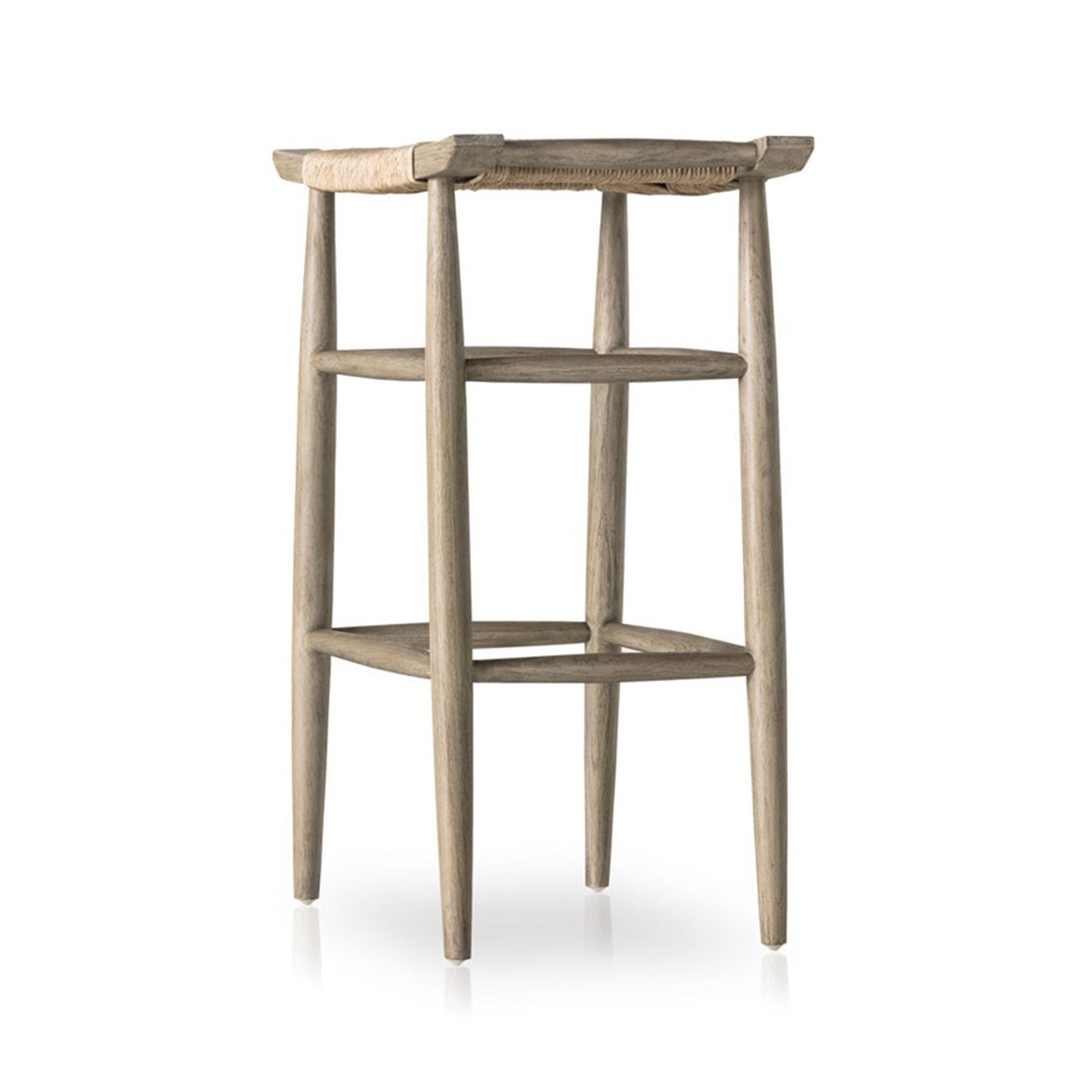 Richard Backless Teak Outdoor Bar Stool