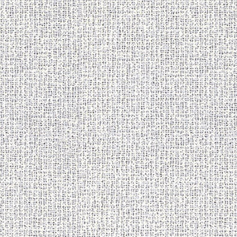Close-up of light cream woven upholstery fabric showing a tight neutral textured weave, ideal for contemporary or modern sofas; 73% rayon and 27% triacetate.