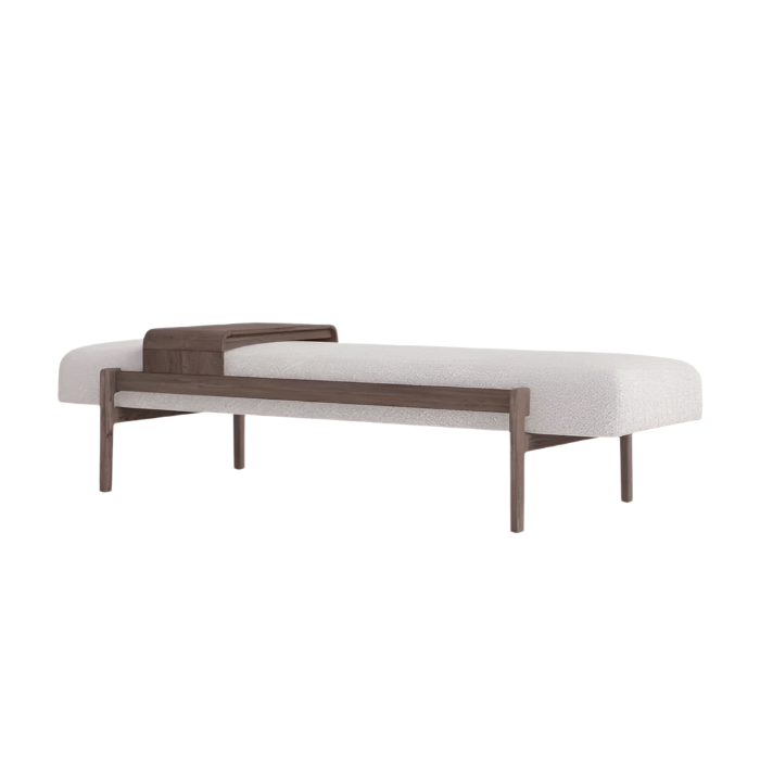 Velar Boucle End of Bed Bench Seat - NUEMA