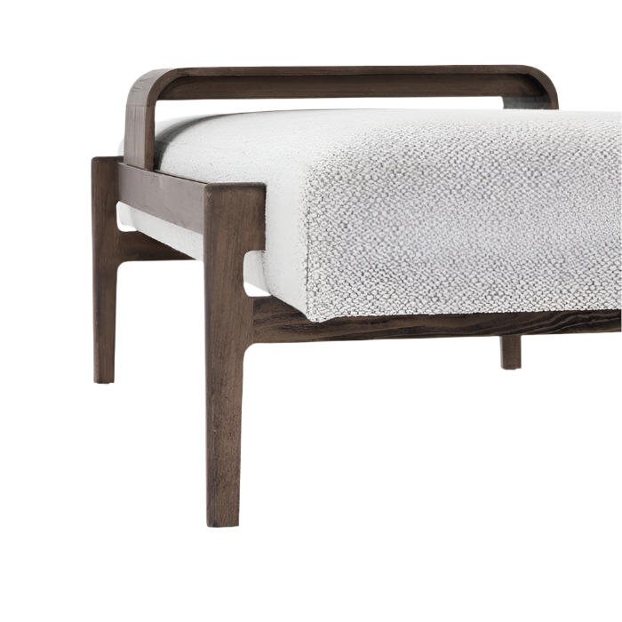Velar Boucle End of Bed Bench Seat - NUEMA