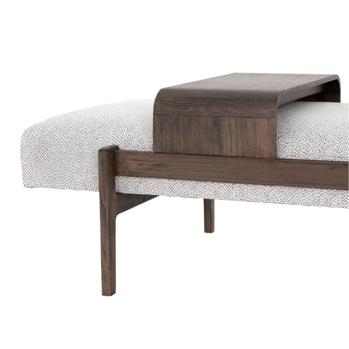 Velar Boucle End of Bed Bench Seat - NUEMA
