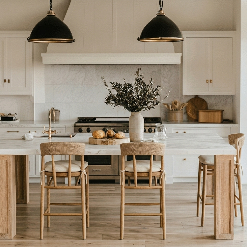 Harmonie Oak Bar and Counter Stool