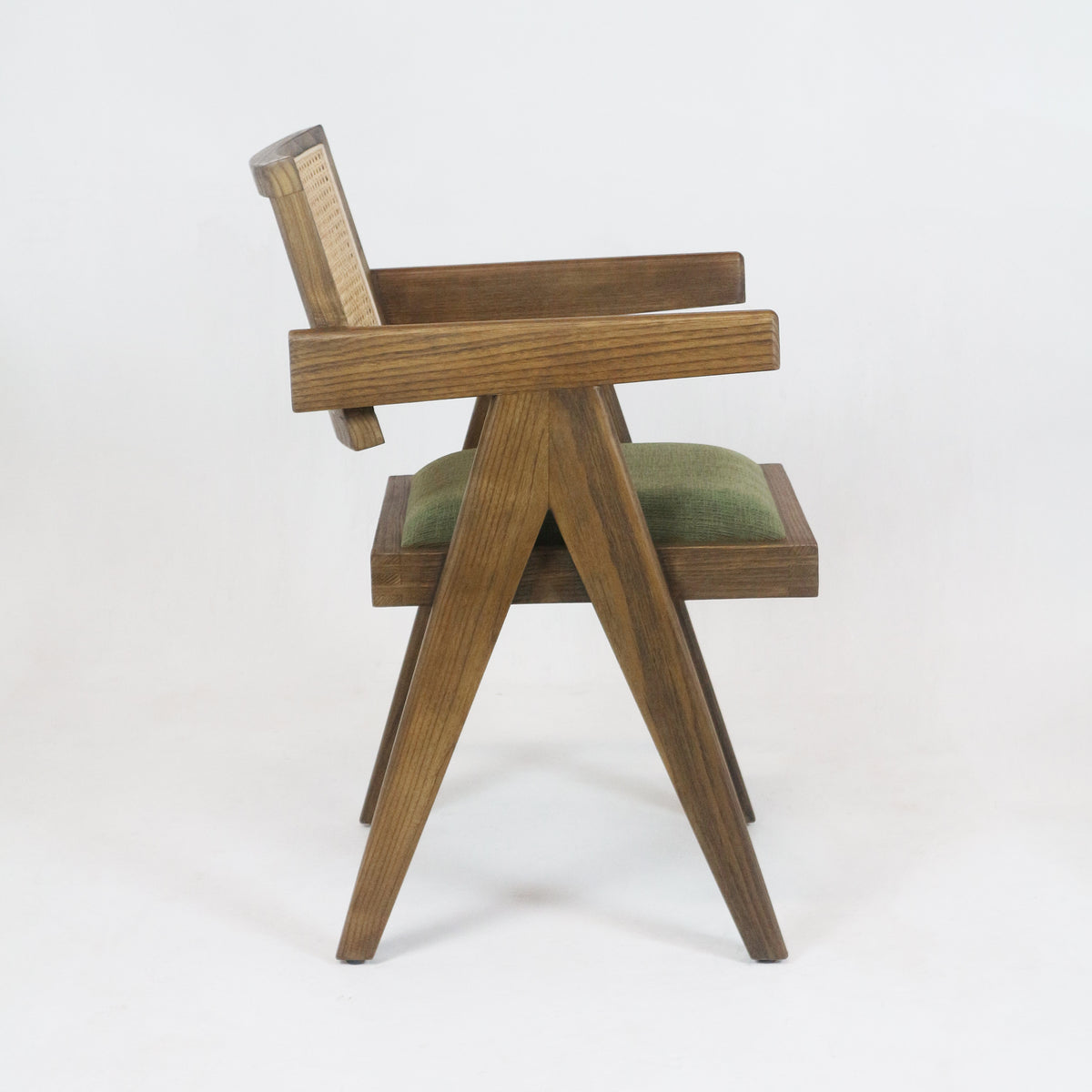 Upholstered Jeanneret Dining or Office Chair