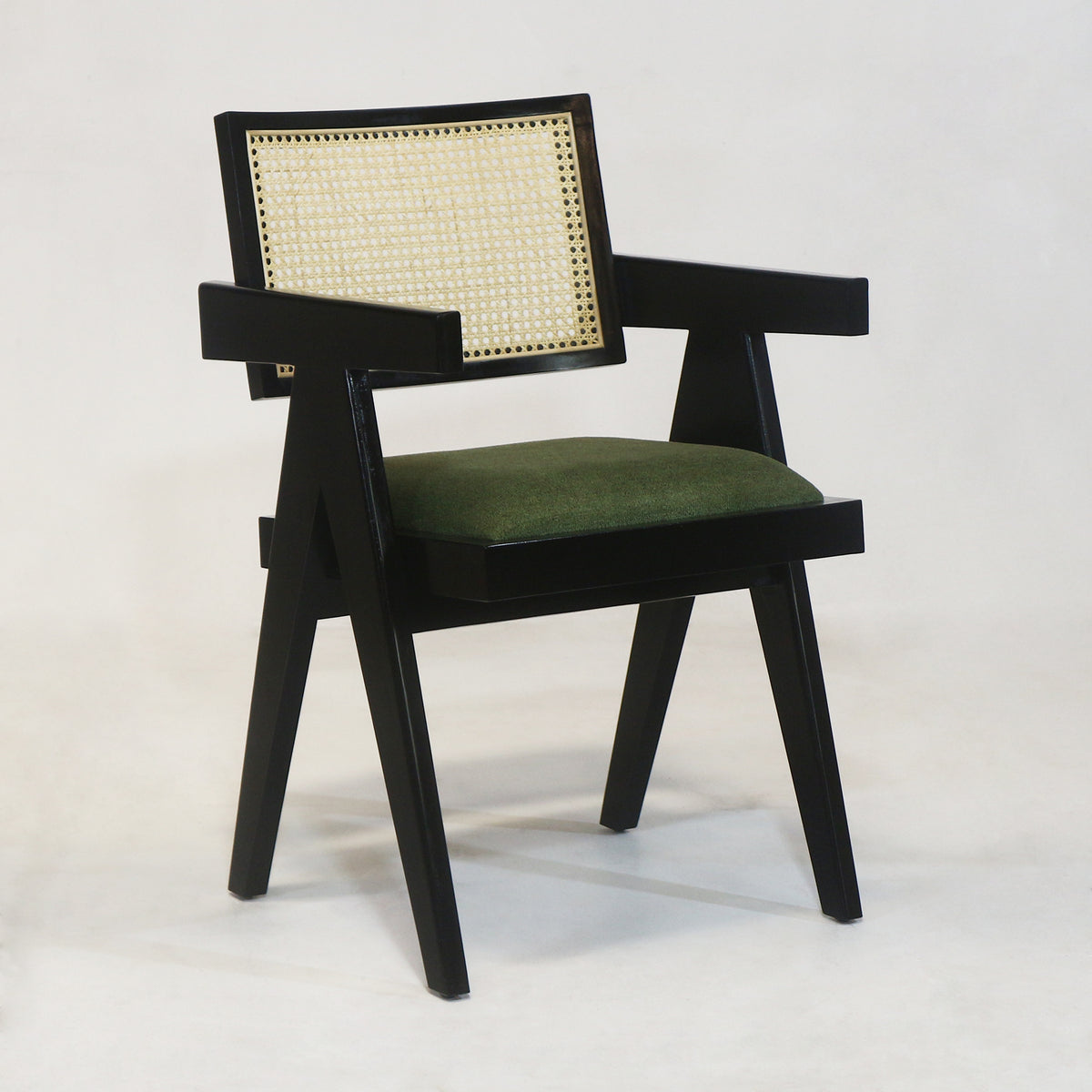 Upholstered Jeanneret Dining or Office Chair