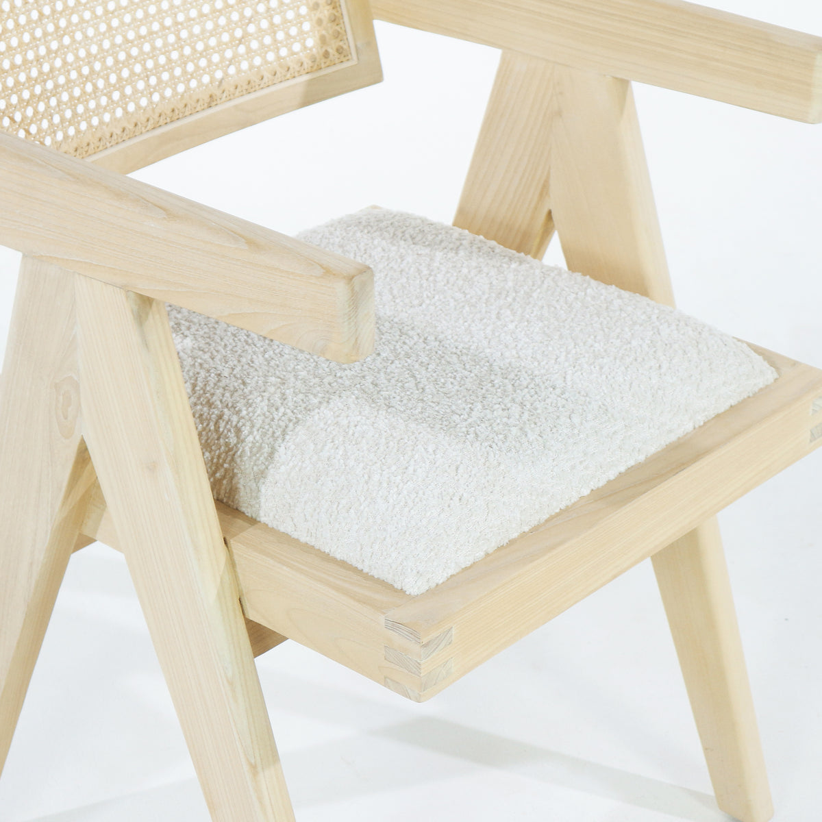 Upholstered Jeanneret Dining or Office Chair