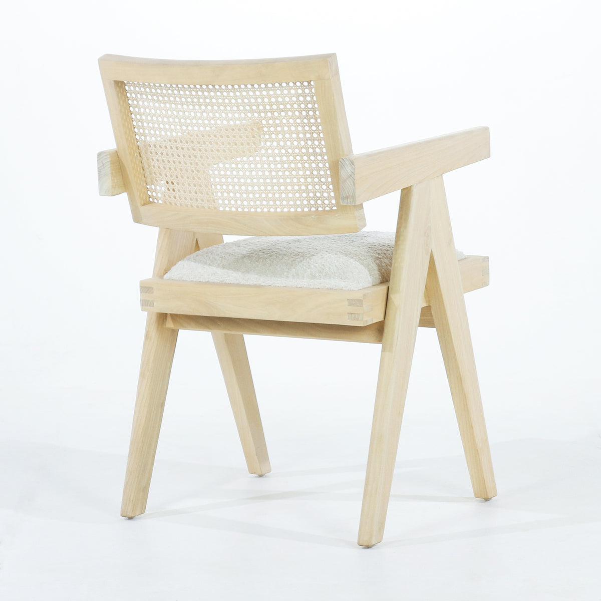 Upholstered Jeanneret Dining or Office Chair