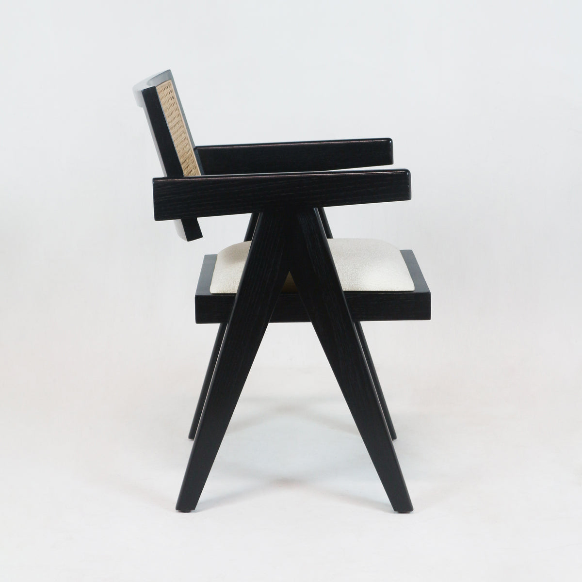 Upholstered Jeanneret Dining or Office Chair
