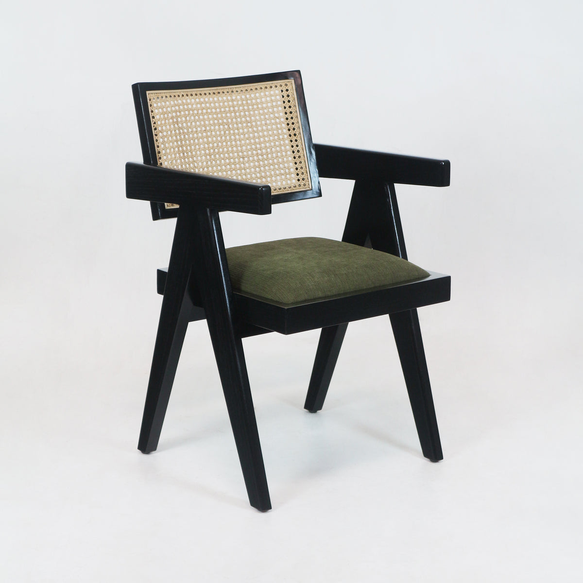 Upholstered Jeanneret Dining or Office Chair