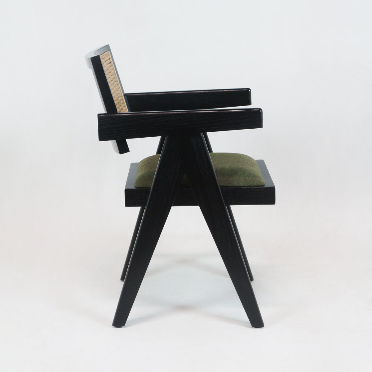 Upholstered Jeanneret Dining or Office Chair