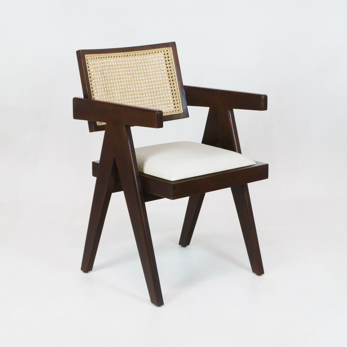 Upholstered Jeanneret Dining or Office Chair