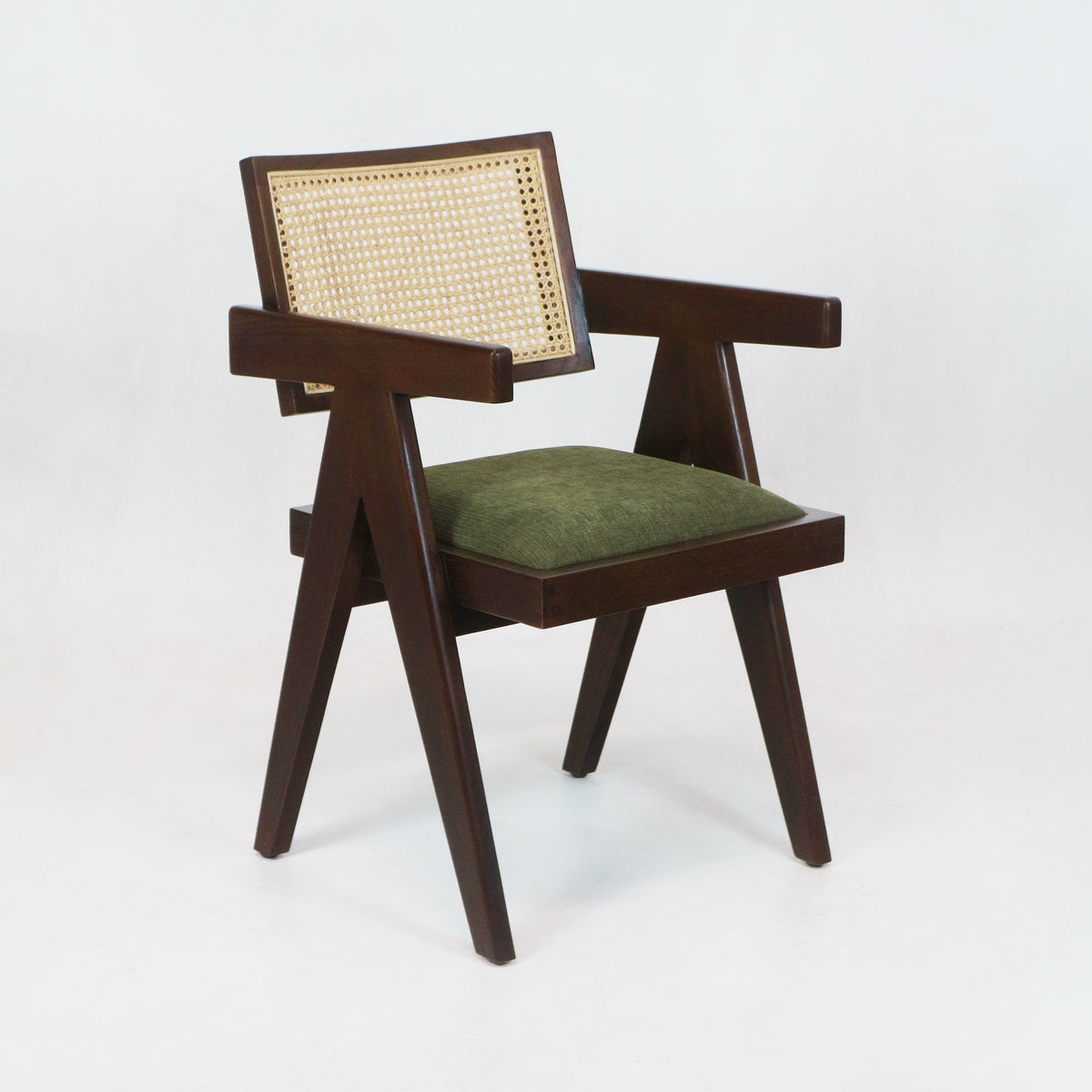 Upholstered Jeanneret Dining or Office Chair