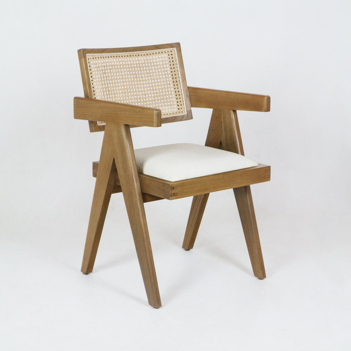 Upholstered Jeanneret Dining or Office Chair