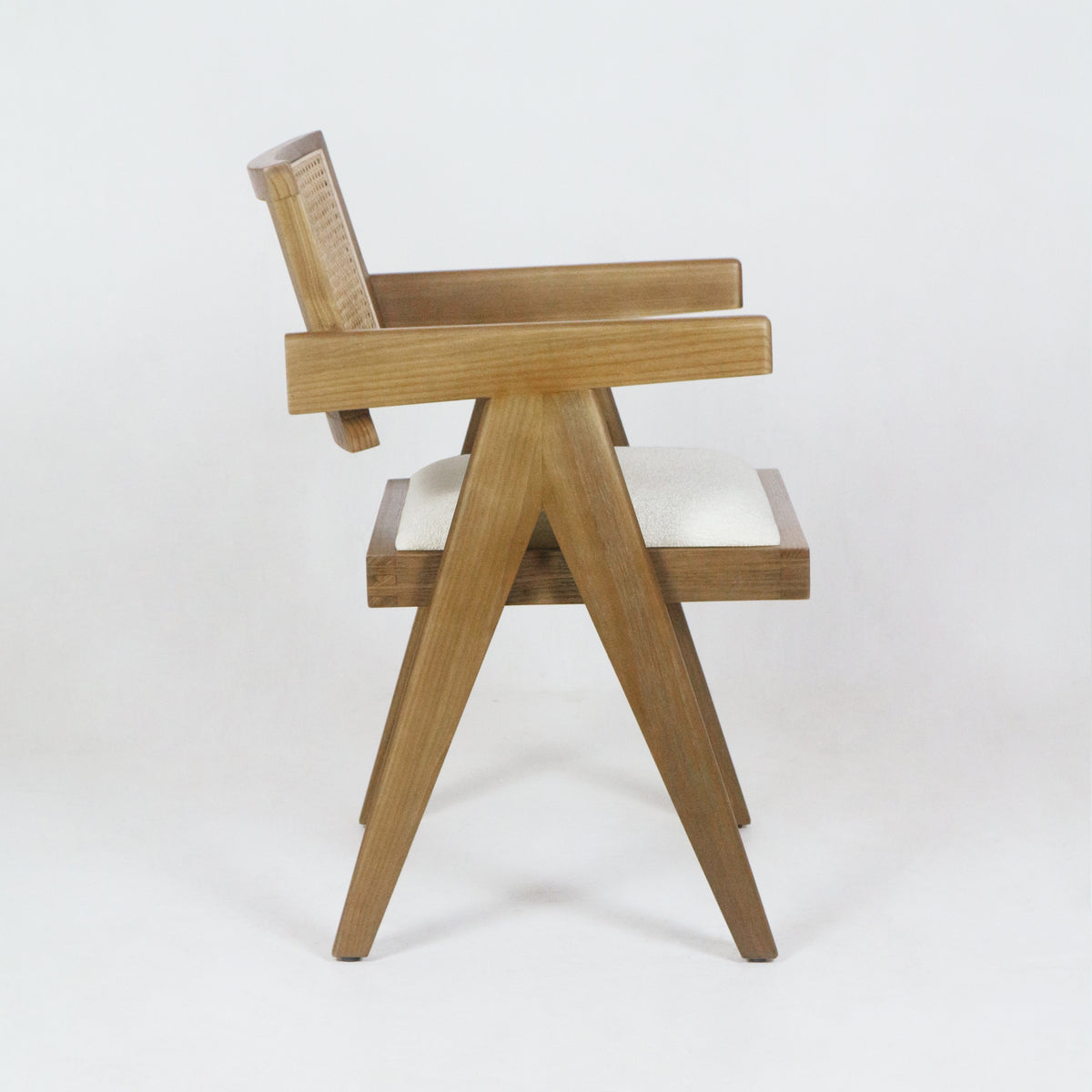 Upholstered Jeanneret Dining or Office Chair