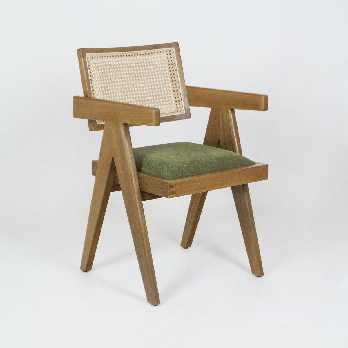 Upholstered Jeanneret Dining or Office Chair