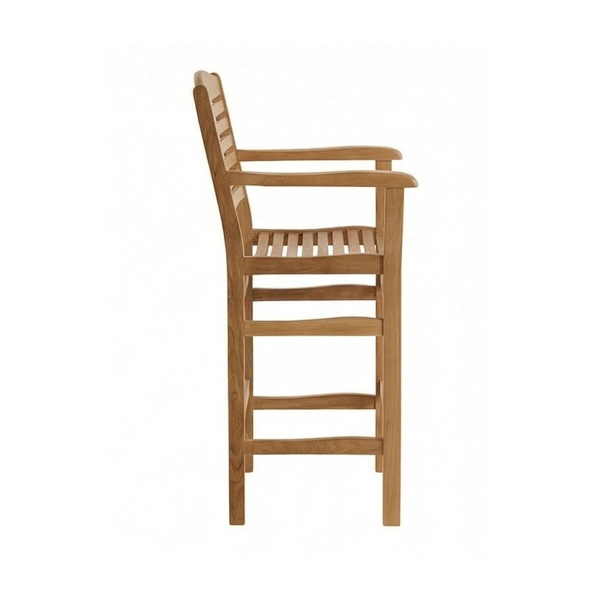Aurelien Teak Outdoor Bar Stool