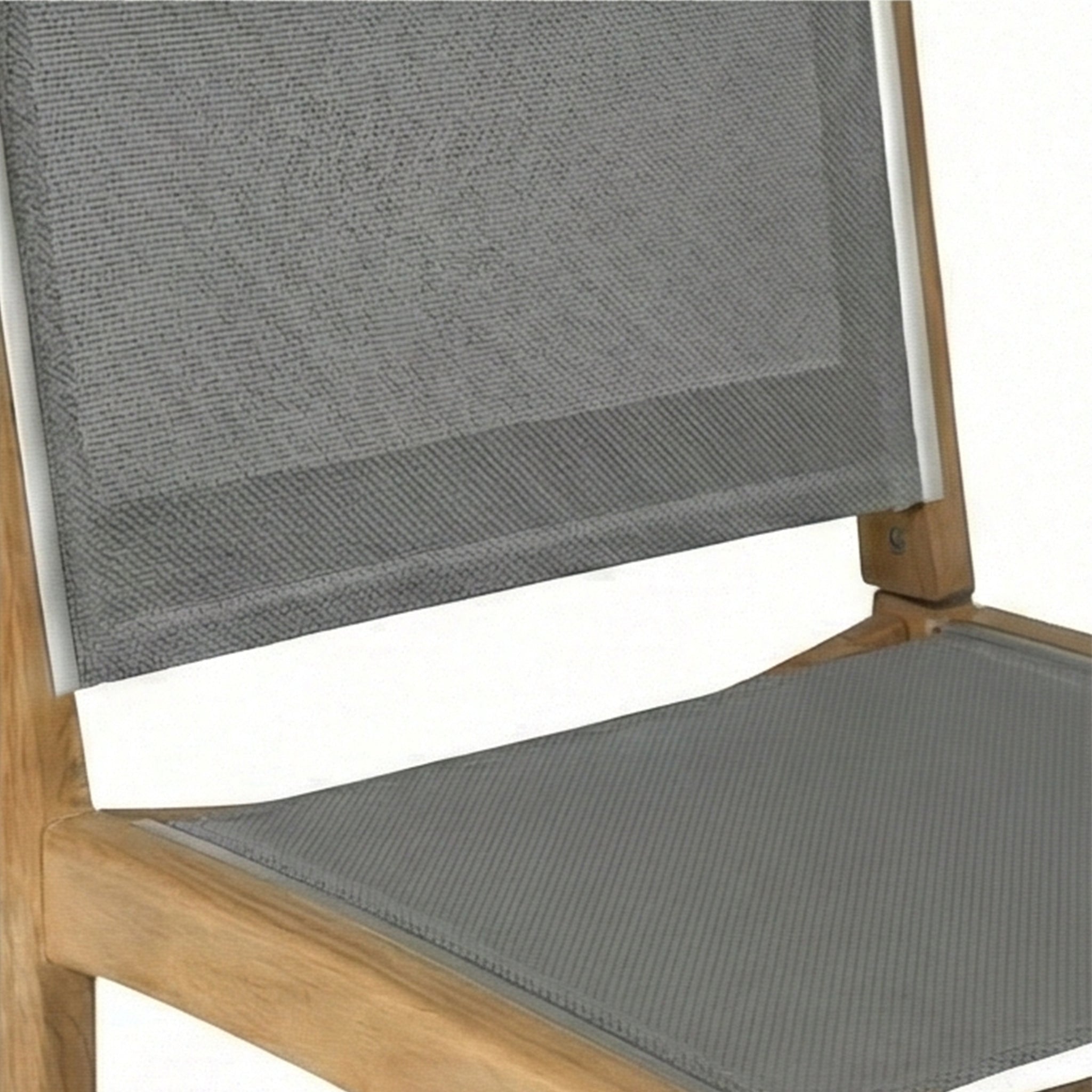 Clement Armless Teak Outdoor Bar Stool