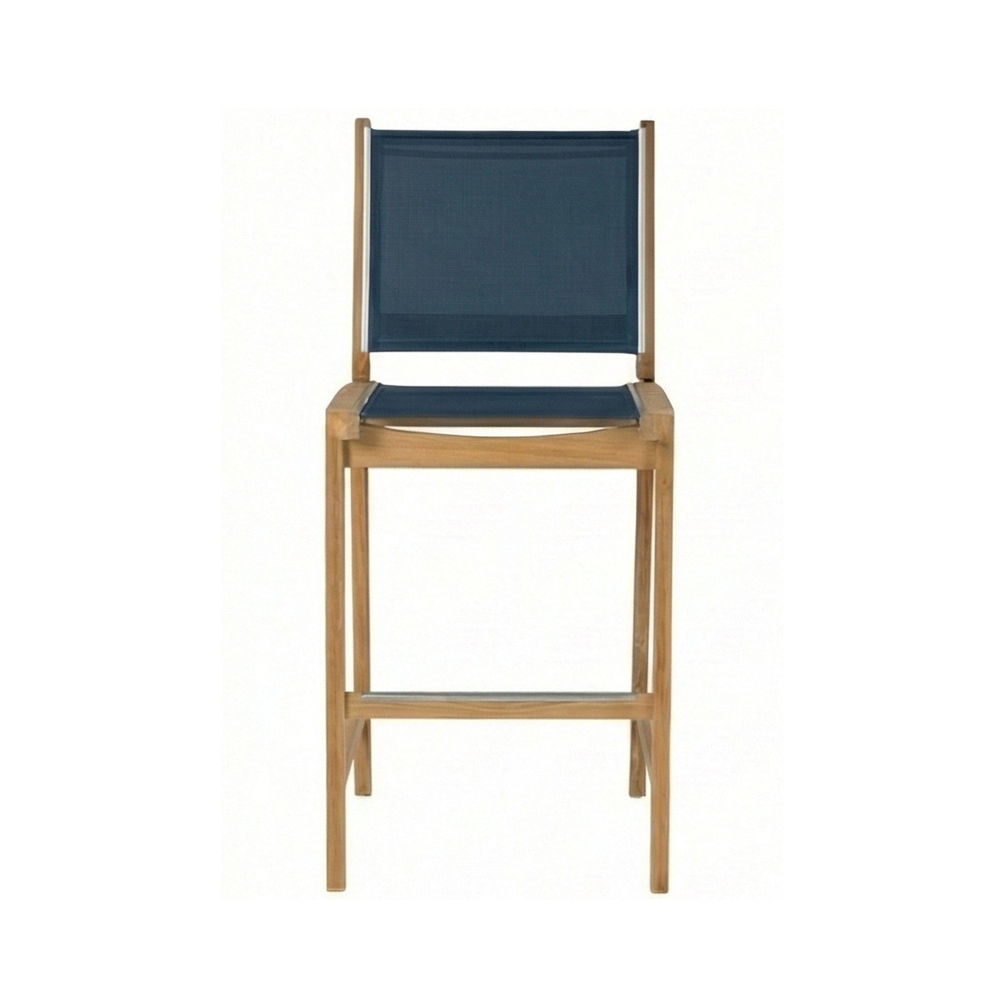 Clement Armless Teak Outdoor Bar Stool
