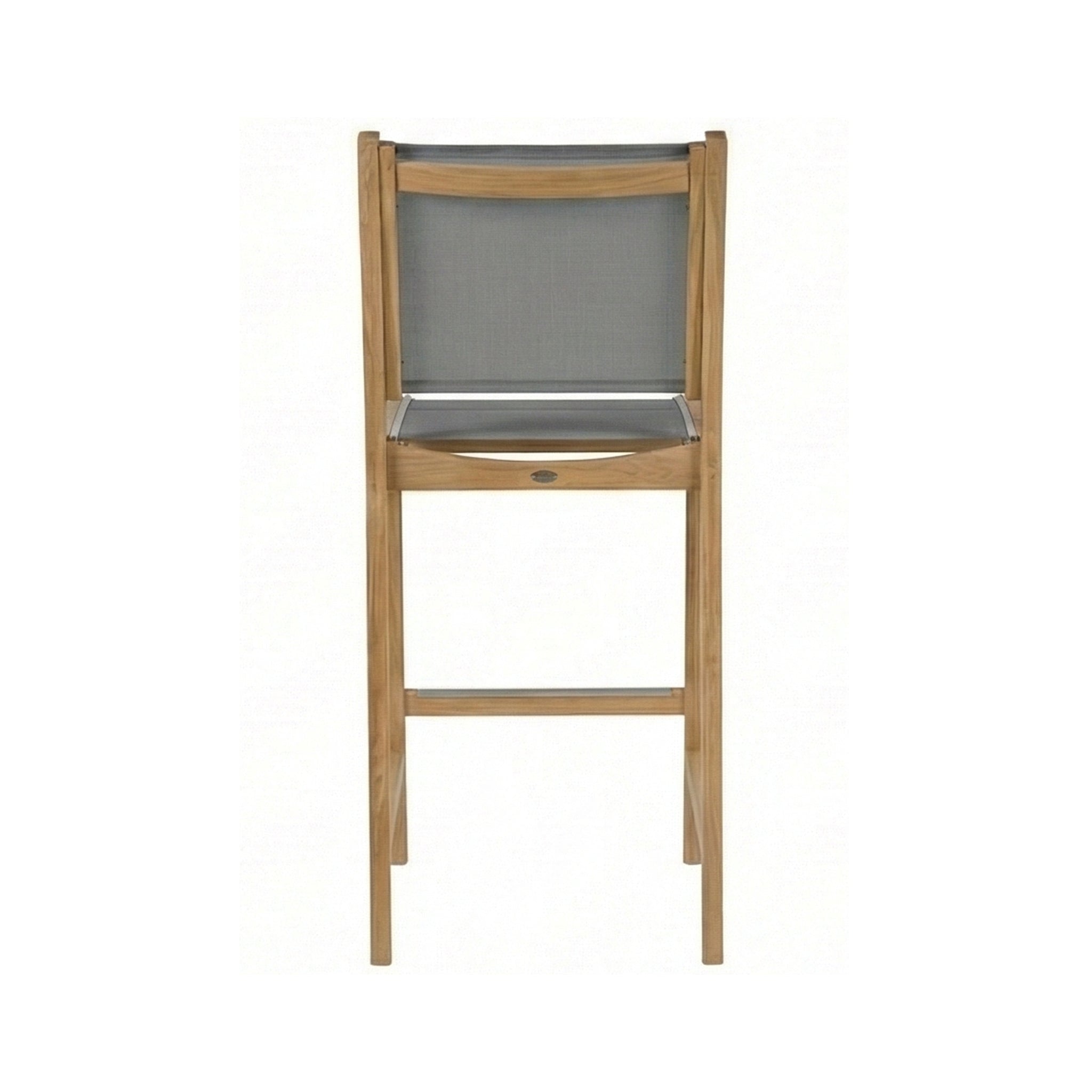 Clement Armless Teak Outdoor Bar Stool